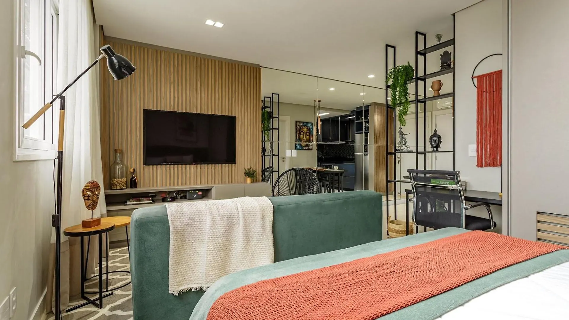 아파트 Studio 4 Ed. Milano_Vista Mar_Anexo Patio Milano Florianópolis