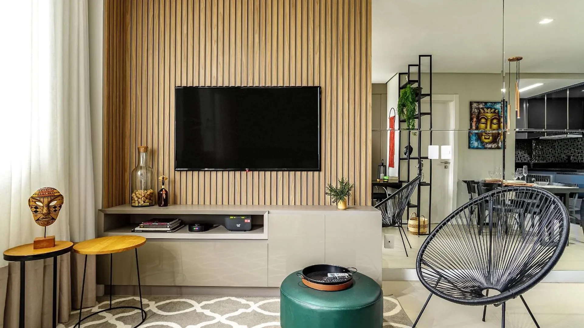 아파트 Studio 4 Ed. Milano_Vista Mar_Anexo Patio Milano Florianópolis